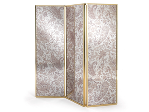 GATHI - Brass and glass screen _ ETRO Home Interiors